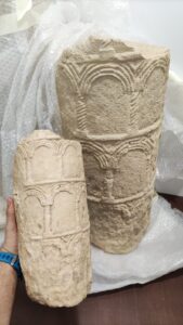 Comparativa de la réplica y la columna original