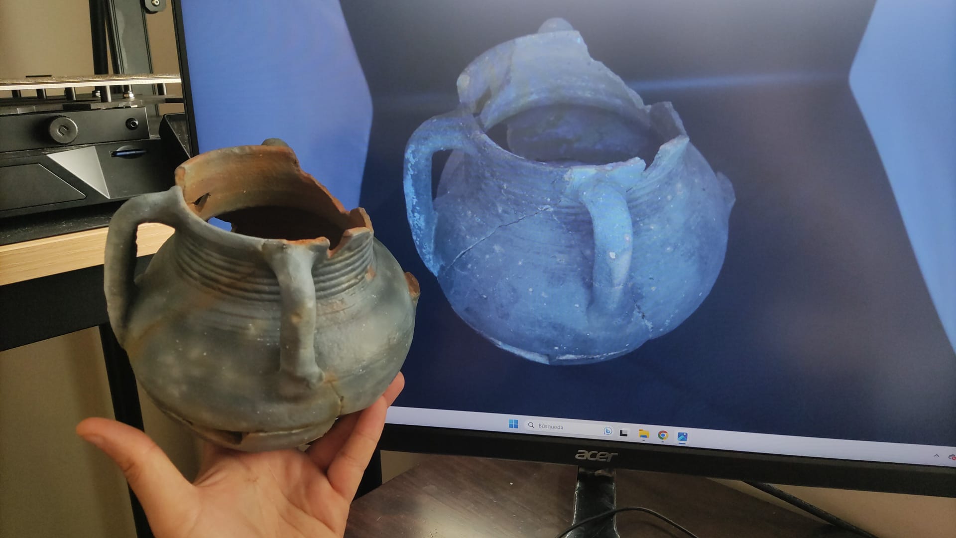 Digitalizando el pasado: Réplicas 3D para el Proyecto de Investigación Arqueológica de la Torre de Haches (Bogarra, Albacete)